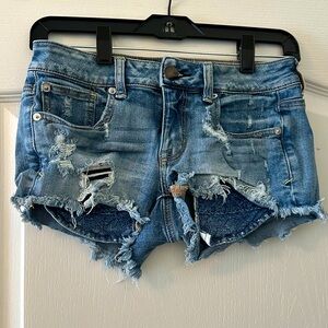 American Eagle "shortie" Jean shorts